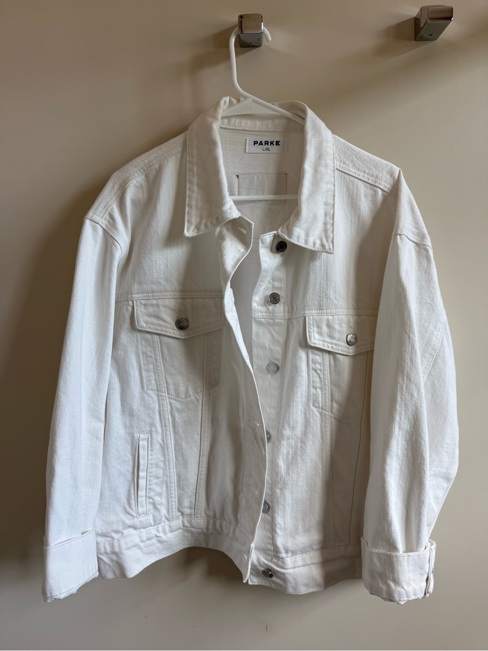 PARKE White Denim Jacket